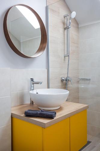 Bilik mandi di Olimpia Residence District Satu Mare