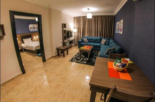พื้นที่นั่งเล่นของ Ibiza Hotel