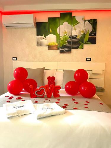 Llit o llits en una habitació de B&B suite spa la Sciantosa