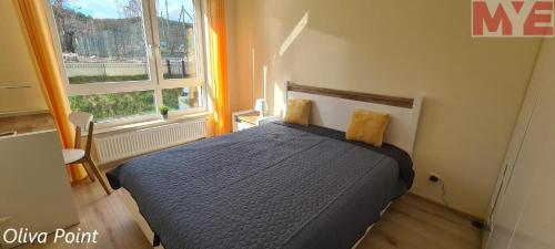 Ένα ή περισσότερα κρεβάτια σε δωμάτιο στο MYE Apartments - Oliva Point