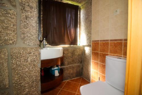 Koupelna v ubytování Casa da Laranjeira Turismo Rural
