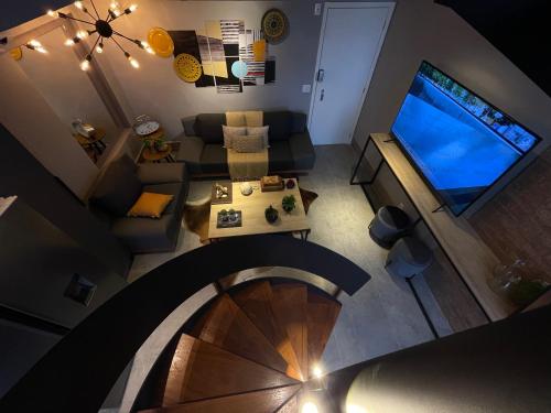 Afbeelding uit fotogalerij van APARTAMENTO Duplex Manhattan com 3 Suites, Casal, Solteiro e Office in Goiânia