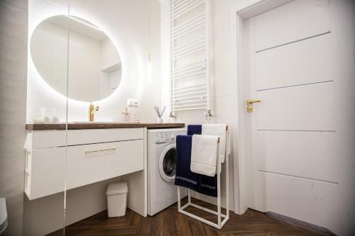 Ванна кімната в Apartament Leśny Taras & Garaż podziemny w cenie