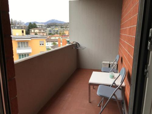 Balkón nebo terasa v ubytování Ben's Apartments