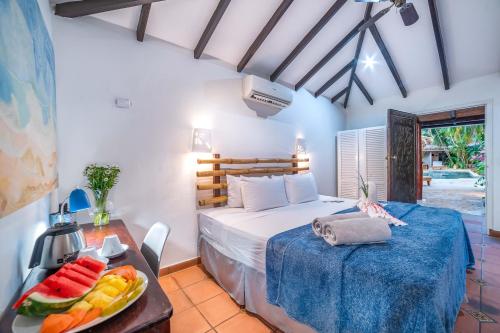 Postel nebo postele na pokoji v ubytování Hotel Pasatiempo