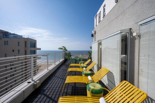 Balkón nebo terasa v ubytování Savoy Sea Side Hotel