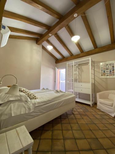 A bed or beds in a room at CASA VIRGINIA