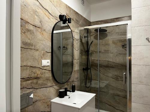 Kúpeľňa v ubytovaní Apartamenty Rynek 5