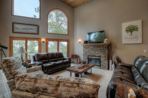 Posezení v ubytování Boulder Canyon Lodge