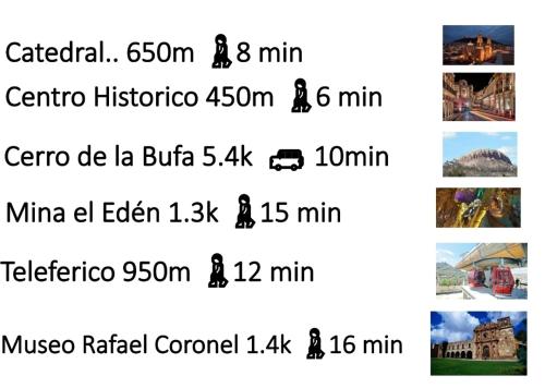 a screenshot of different pictures of different buildings at Nuevo Depa #7 tipo loft en Planta Alta en Centro Histórico in Zacatecas