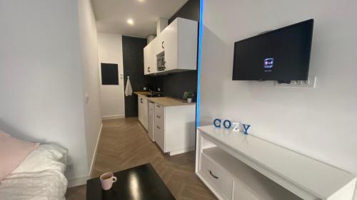 A television and/or entertainment centre at Cozy Nook