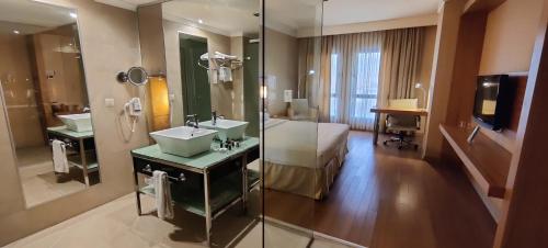 Ванная комната в Anemon Malatya Hotel