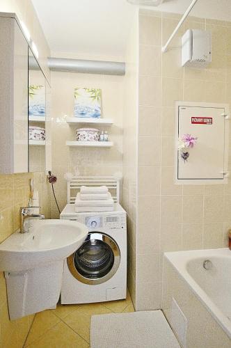 Ένα μπάνιο στο Jediný apartmán Tatranská Štrba