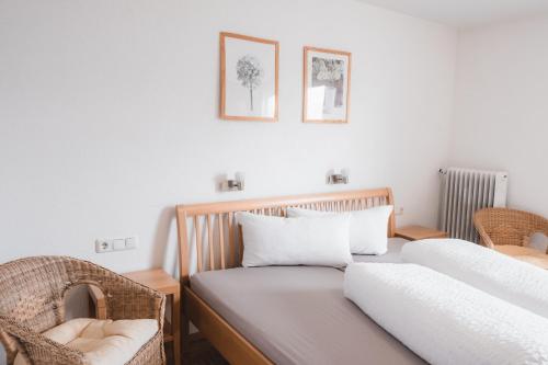 Cama o camas de una habitación en Sonnegg
