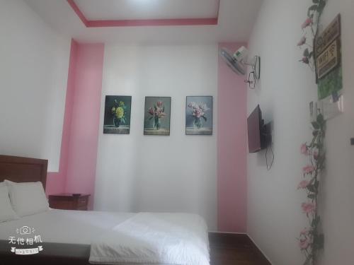 Postel nebo postele na pokoji v ubytování LẠI NGUYỄN BOUTIQUE HOTEL