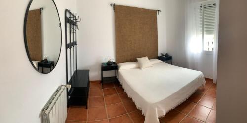 Ένα ή περισσότερα κρεβάτια σε δωμάτιο στο Convento Hermana Esther