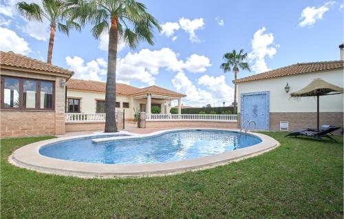 Awesome home in La Carlota with Outdoor swimming pool ...