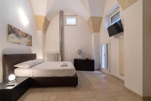 Cama o camas de una habitación en Milestone Inn Lecce