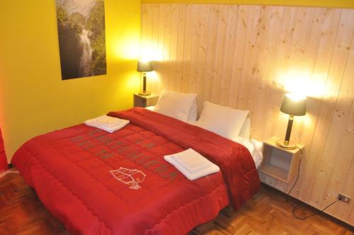 En eller flere senge i et værelse på La cantoniera dei 18