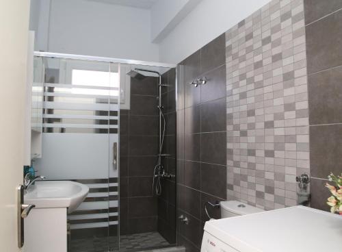 Et badeværelse på Summer House Fotini