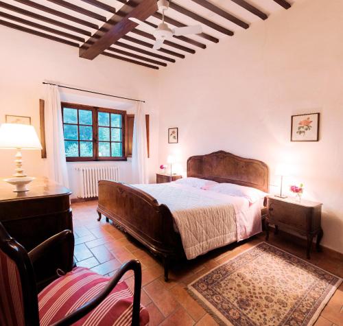 Posteľ alebo postele v izbe v ubytovaní Villa di Campagna Santa Giulia
