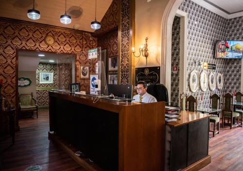 Μια τηλεόραση ή/και κέντρο ψυχαγωγίας στο Hotel Casa Zañartu