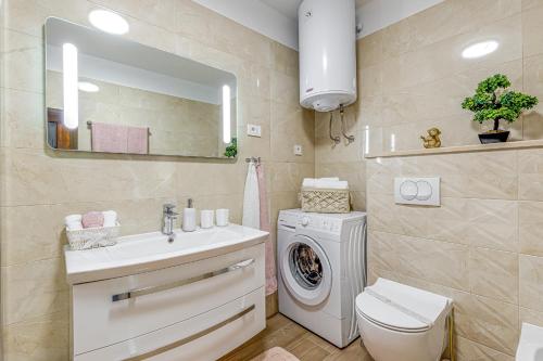 Koupelna v ubytování Apartment Nilda II