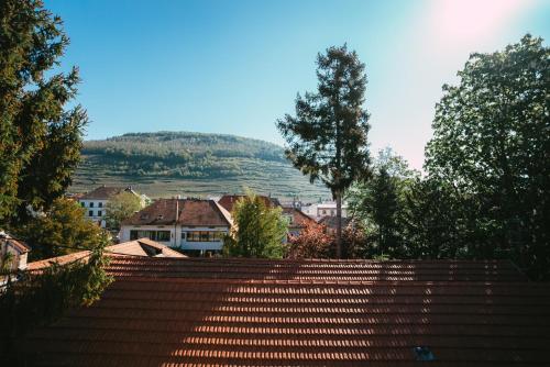 a view from the top of a roof at Domaine Bohème I art de vivre in Guebwiller