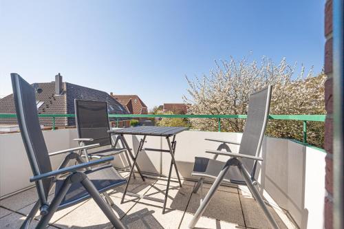 Balkoni atau teres di Meer Appartement