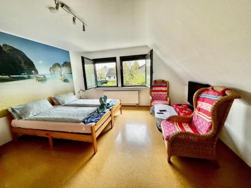 Postel nebo postele na pokoji v ubytování Tarida`Guesthouse