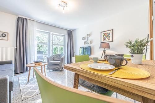 Ruang duduk di Meer Appartement