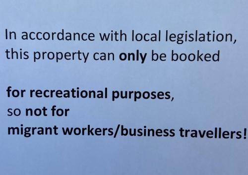 an image of the words in accordance with local legislation at Veldzicht Brunsting in Beilen