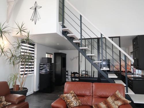 Η κουζίνα ή μικρή κουζίνα στο Holiday Home Valhalla- chez Emile by Interhome