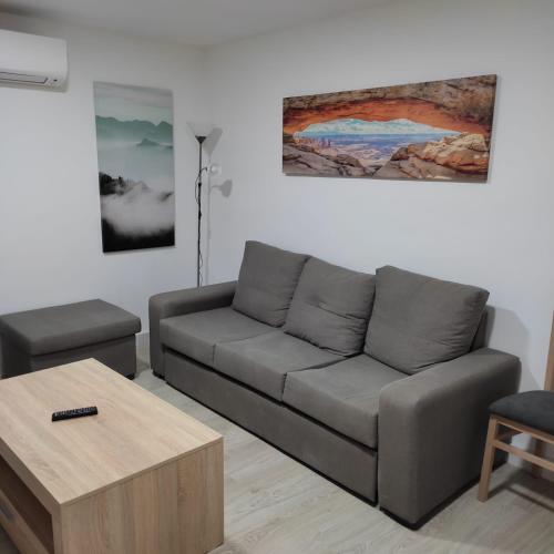 Zona de estar de Hostal Castilla