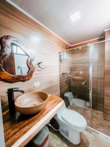 Hotel Pachamama Campestreにあるバスルーム