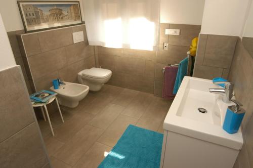 Kylpyhuone majoituspaikassa Il girasole