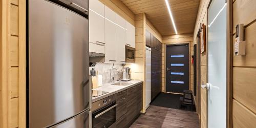 Dapur atau dapur kecil di Ellivuori Chalet
