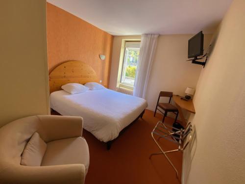 Μια τηλεόραση ή/και κέντρο ψυχαγωγίας στο Hôtel du Parc