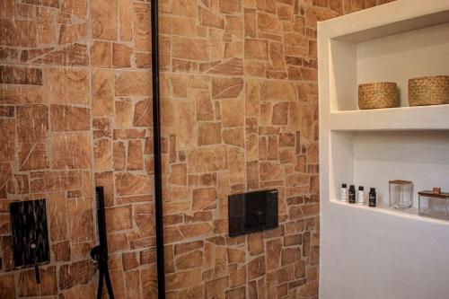 Kúpeľňa v ubytovaní Aurora Apartment (Pera Gialos)