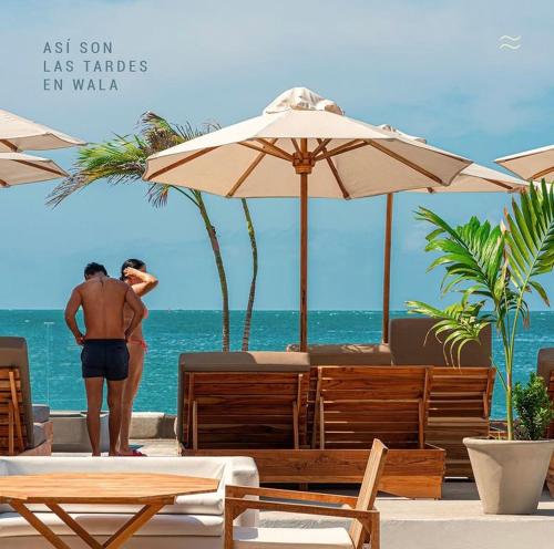 Hosté ubytování Wala beach club