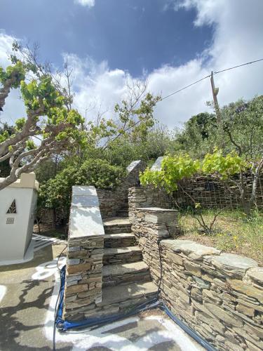 Gallery image of Andros Vineyard house with sea view in Sinétion