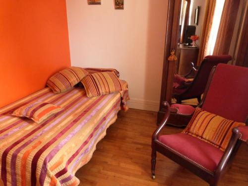 Χώρος καθιστικού στο Relais d'Auvergne