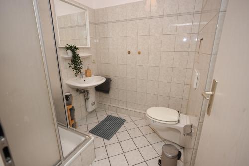 Koupelna v ubytování FullHouse - Chemnitz - M45 Apartments