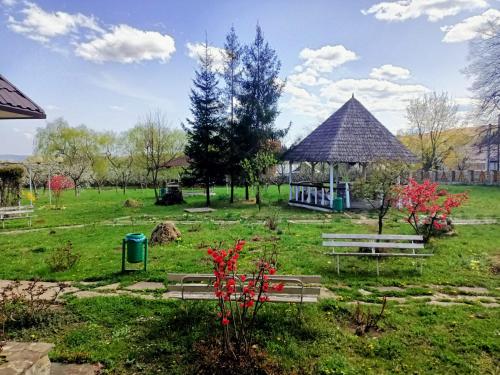 Ein Garten an der Unterkunft Padurea De Argint