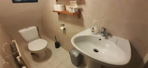 Ein Badezimmer in der Unterkunft Room Aris, not for parties, not a hotel