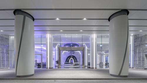 a rendering of the lobby of a building at Grande Centre Point Space Pattaya in Pattaya North