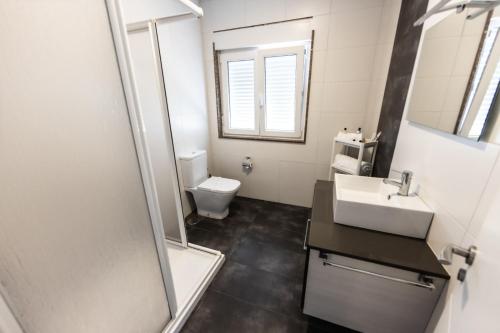 Kúpeľňa v ubytovaní Apartamentos en Leis Muxia