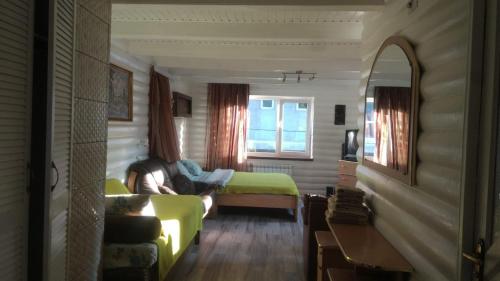 Ein Bett oder Betten in einem Zimmer der Unterkunft Hotel Chateau