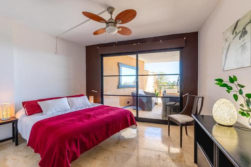 A bed or beds in a room at Apartamento Altea Nova