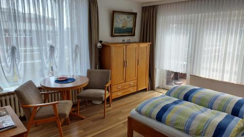 Χώρος καθιστικού στο Ferienhaus Nordstrand Whg 3